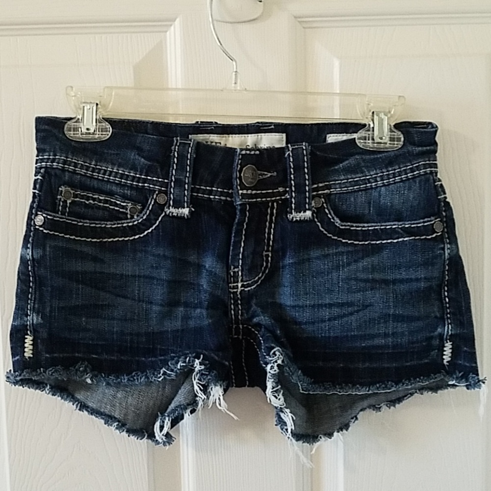 BKE denim jean shorts